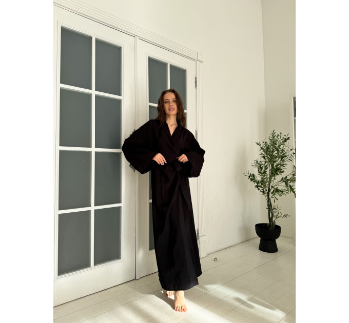 Kimono viscose robe 