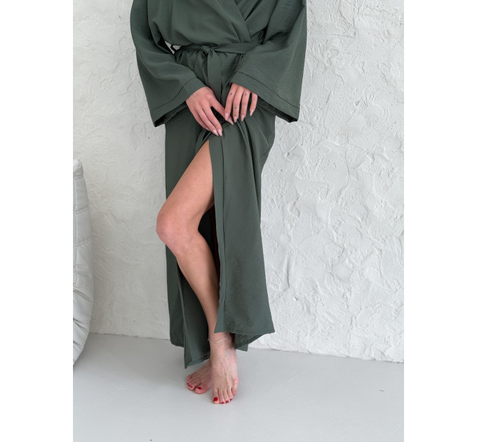 Kimono viscose robe 