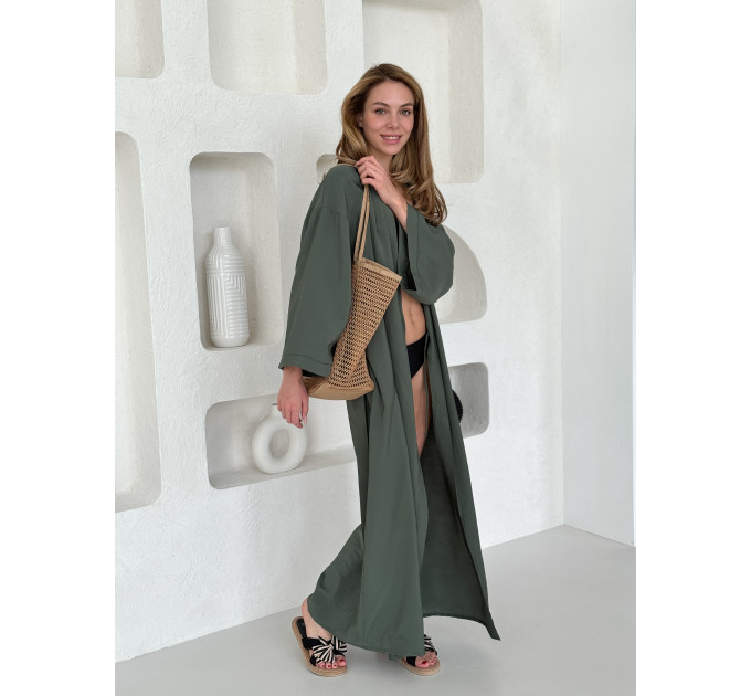Kimono viscose robe 